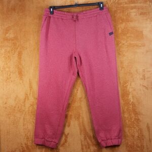 LUNYA Mens Jogger 2XL Maroon Pull On RESTORE DOUBLE FACED Pant Sweatpant LAHGO
